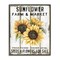 Stupell Industries Sunflower Farm & Market Framed Giclee Wall Art Design by Creatif Belle